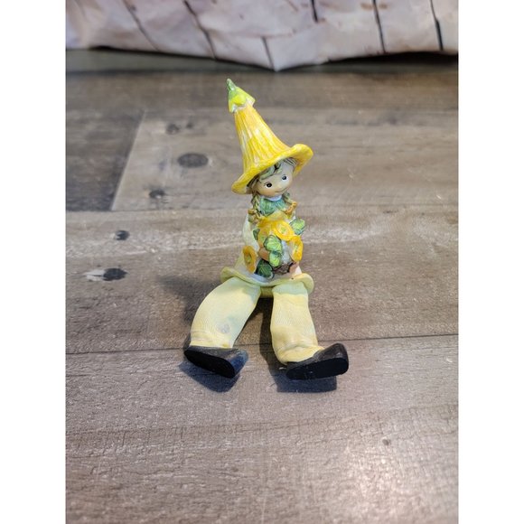 Yellow tulip feet hanging spring flower decor Easter - Picture 1 of 5